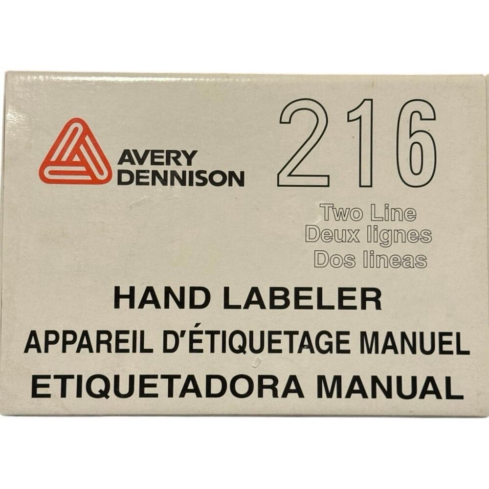 PARTS ONLY - Avery Dennison 216 Blue - Price Marking Labeling Gun Retail